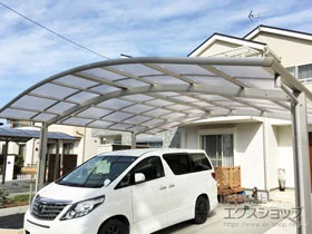 YKKAPのカーポート レイナツインポートグラン　積雪～20cm対応 施工例