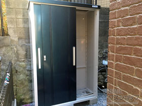 の物置・屋外倉庫 クール COOL-1350 一般型 1300×500×1937 COOL-1350-OM 施工例