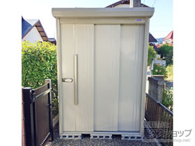 の物置・屋外倉庫 Mr.ストックマンダンディ 一般型 1500×1590×2110（ND-1515） ND-1515-W 施工例