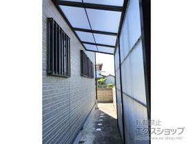 のストックヤード スピーネストックヤードF型 波板タイプ スクリーン仕様 積雪〜20cm対応 施工例