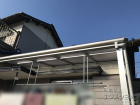 のテラス屋根 ヴェクターテラス R型 テラスタイプ 単体 積雪〜20cm対応 施工例