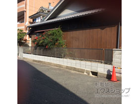 のフェンス・柵 プレスタフェンス 2型 細たて桟 フリーポールタイプ 施工例