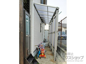 のテラス屋根 ヴェクターテラス F型 テラスタイプ 連棟 積雪〜20cm対応 施工例