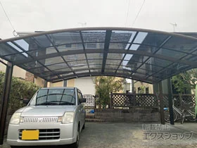 YKKAPのカーポート レイナツインポートグラン　積雪～20cm対応 施工例