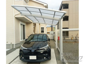 のカーポート ネスカR (ラウンドスタイル) 積雪〜20cm対応 施工例