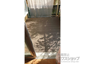 のウッドデッキ レストステージ 幕板納まり 施工例