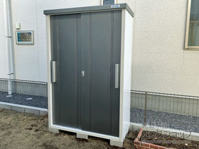 の物置・屋外倉庫 クール COOL-1350 一般型 1300×500×1937 COOL-1350-GM 施工例