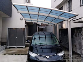 の物置・屋外倉庫 シンプリー 一般型 1740×905×1903 MJX-179E-PG 施工例