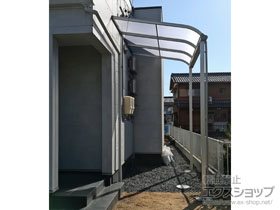 のテラス屋根 ヴェクターテラス R型 テラスタイプ 単体 積雪〜20cm対応 施工例