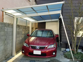 のカーポート エフルージュグラン 積雪〜30cm対応 /オプション併用時に限る 施工例