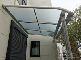のテラス屋根 ヴェクターテラス R型 テラスタイプ 単体 積雪〜20cm対応 施工例
