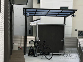 のサイクルポート・駐輪場 ネスカFミニ (フラットスタイル) 積雪〜20cm対応 施工例