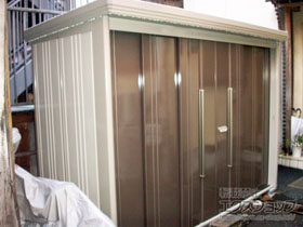 の物置・屋外倉庫 Mr.ストックマンダンディ 多雪型 2900×1222×2110（ND-S2912） ND-S2912-B 施工例