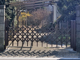 のカーゲート トリップゲート NC型 ノンキャスター 片開き　30S 施工例