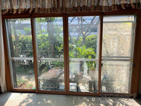 の二重窓（内窓） インプラス ダストバリア仕様 引違い窓 4枚建 施工例