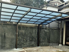 のカーポート レイナポートグランZ　積雪〜20cm対応/3本柱仕様 施工例