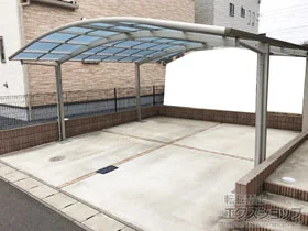 YKKAPのカーポート レイナツインポートグラン　積雪～20cm対応 施工例