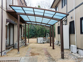 のカーポート レイナポートグラン 延長　積雪〜20cm対応 施工例