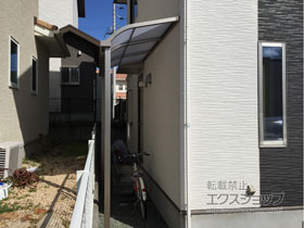 のテラス屋根 スピーネ R型 テラスタイプ 単体 積雪〜20cm対応 施工例