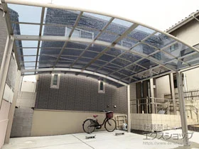 YKKAPのカーポート レイナツインポートグラン　積雪～20cm対応 施工例