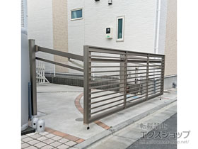 のカーゲート オーバードアS1型 手動式 施工例