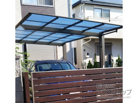 のカーポート ネスカF (フラットスタイル) 積雪〜20cm対応 施工例