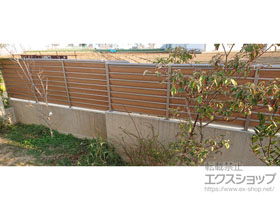 のフェンス・柵 サニーブリーズフェンスM型 間仕切りタイプ 施工例