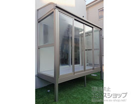 のテラス囲い・サンルーム サニージュ R型 床納まり ランマ無 積雪〜20cm対応 施工例