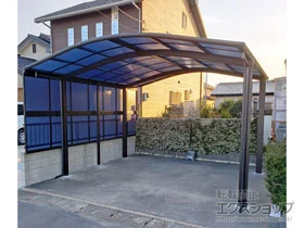 YKKAPのカーポート レイナツインポートグラン　積雪～20cm対応 施工例