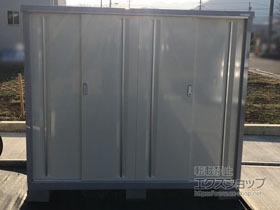 の物置・屋外倉庫 シンプリー 一般型 1940×905×1603 MJX-199D-FW 施工例