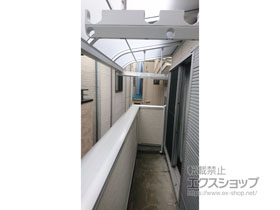 のバルコニー・ベランダ屋根 スピーネ R型 ルーフタイプ 単体 積雪〜20cm対応 施工例