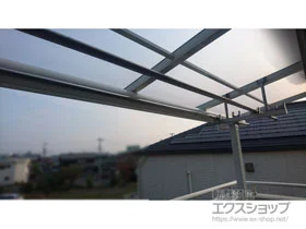 YKKAPのバルコニー屋根 ヴェクターテラス F型 屋根タイプ 単体 積雪～20cm対応 施工例
