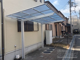 のカーポート ネスカF (フラットスタイル) 積雪〜20cm対応 施工例