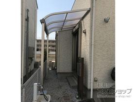 のテラス屋根 プレシオステラス R型 テラスタイプ 単体 積雪〜20cm対応 施工例