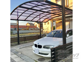 のフェンス・柵 モクアルフェンス 横板タイプ 自由柱施工 施工例