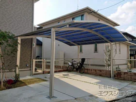 YKKAPのカーポート レイナツインポートグラン　積雪～20cm対応 施工例
