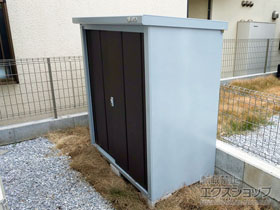 の物置・屋外倉庫 ロータス LSmini-1307 一般型 1320×700×1400 LSmini-1307-CB 施工例