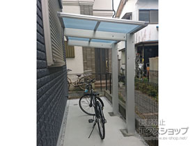 のサイクルポート・駐輪場 エフルージュグランミニ 積雪〜20cm対応 施工例