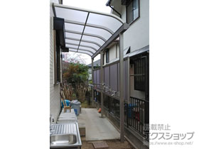 のテラス屋根 ヴェクターテラス R型 テラスタイプ 単体 積雪〜20cm対応 施工例