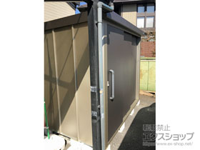 の物置・屋外倉庫 エスケーエイト SK8-100 一般型 2200×1600×1940 SK8-100-GK 施工例