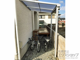 のテラス屋根 ヴェクターテラス F型 テラスタイプ 単体 積雪〜20cm対応 施工例