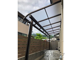 のテラス屋根 ヴェクターテラス R型 テラスタイプ 単体 積雪〜20cm対応 施工例