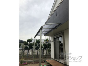 のテラス屋根 プレシオステラスR型 テラスタイプ 単体 積雪〜20cm対応 施工例