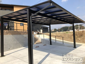 のカーポート エフルージュ ツイン 積雪〜20cm対応 施工例