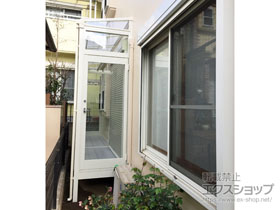 のテラス囲い・サンルーム サニージュ F型 床納まり ランマ付 積雪〜20cm対応 施工例