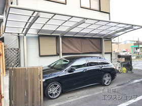 のカーポート レイナポートグラン 延長　積雪〜20cm対応 施工例