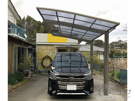 のカーポート ネスカR (ラウンドスタイル) 積雪〜20cm対応 施工例