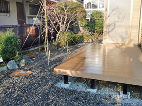 のウッドデッキ マージウッドデッキ 施工例