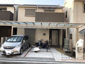 のカーポート エフルージュ トリプル 積雪〜20cm対応 施工例