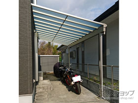 のテラス屋根 ヴェクターテラス F型 テラスタイプ 単体 積雪〜20cm対応 施工例